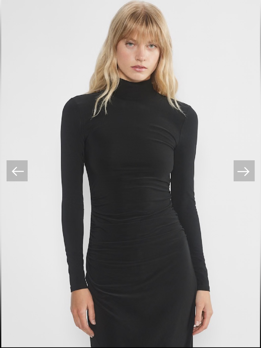 NWOT Aritzia Wilfred Remedy Long Sleeve Dress L - Picture 2 of 10